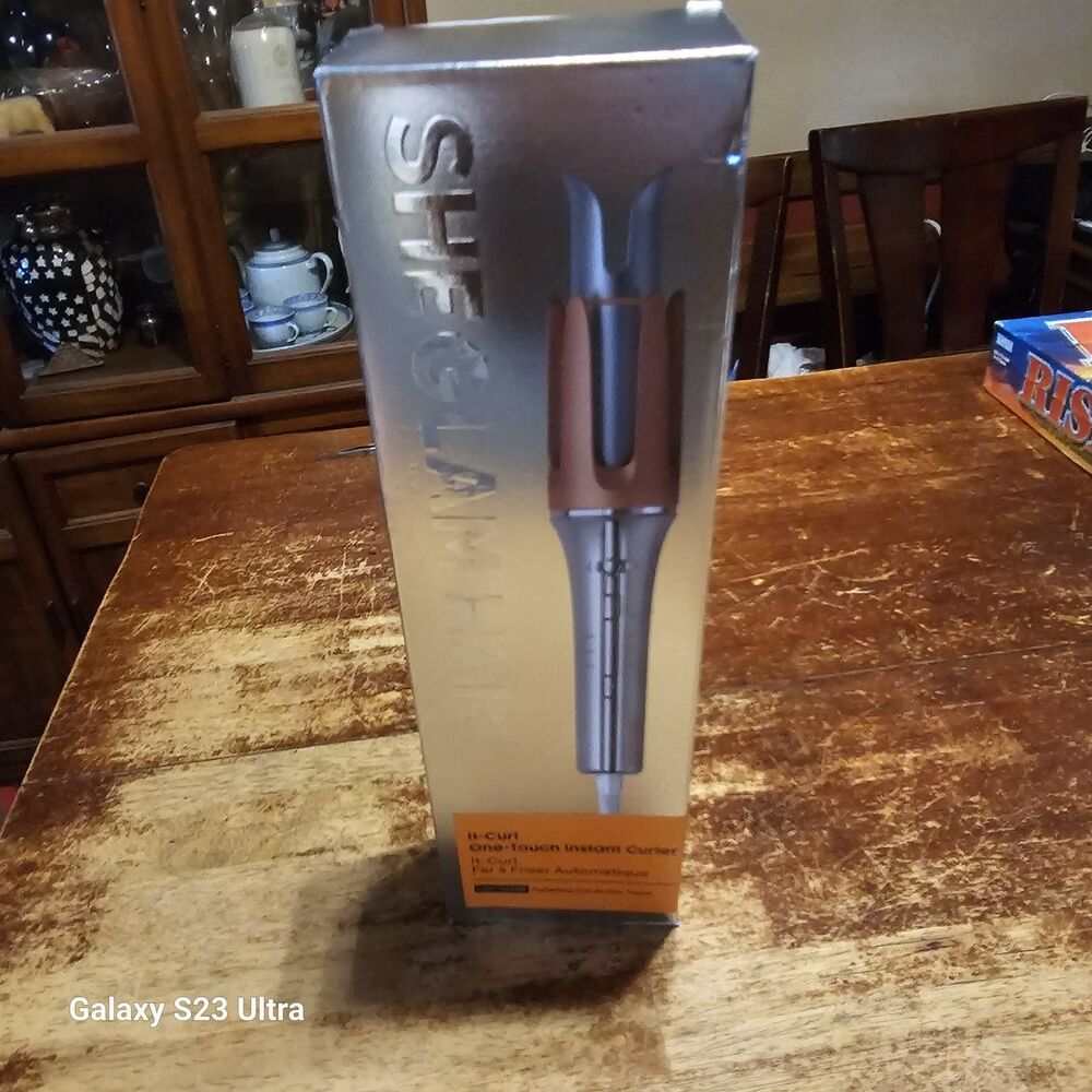 SHEGLAM Automatic Curling Iron 1 ¼ inch with 3 Temperatures Fast Heating, 2-Way